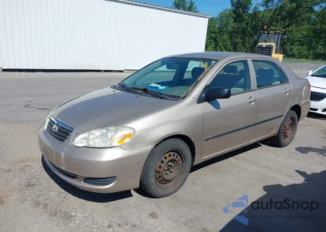 2005 Toyota Corolla Ce from USA, damaged, VIN 2T1BR32E65C327881
